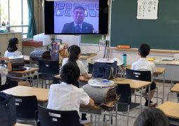 やっと迎えられた始業式