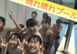 水泳最終日