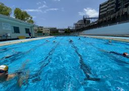 晴天のプール開き！