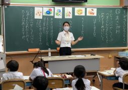 実習の先生の授業②（道徳）