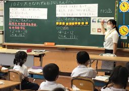 実習の先生の授業①（算数）