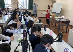 防災×家庭科（調理実習）