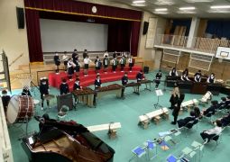 学芸会　講堂練習①