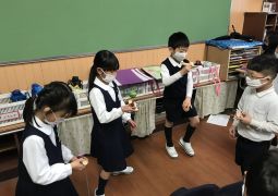 雨の日の休み時間