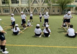 リズムに合わせて