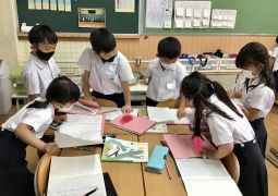 音読発表「ふきのとう」