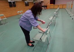 （お知らせ）プール学習時の除菌作業について