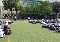 出発式（3・４年生）