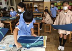 自分だけの画用紙作り！！