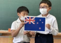 外国語　防災宿泊にむけて