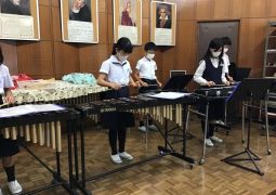 音楽室でのラスト練習！