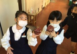 11.25おいも洗いをしたよ！