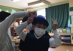 貴重な講堂練習