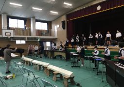 学芸会講堂練習