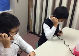聴力検査をしたよ！
