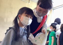 全国学力・学習状況調査＆１年生との校内探検