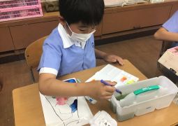 絵の具をつかって