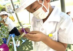 06.29.  朝顔で 笑顔いっぱい １４７