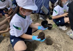 １４３期の野菜バトンを繋いで…