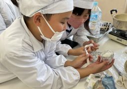 ポリ袋でお米を炊いたよ