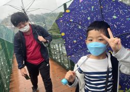 ペア遠足12 お散歩タイム♪