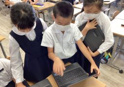 防災学習頑張っています！