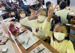 ペア遠足③ 活動場所へレッツゴー！