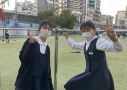 久しぶりの全校朝会＆休み時間の様子