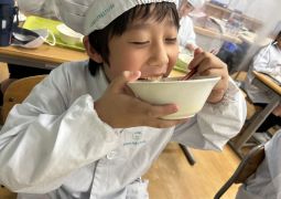 美味しい給食をありがとう！