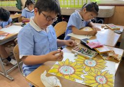 08.25.ひまわりを描いたよ🌻