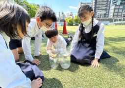 土に水を流すと・・・