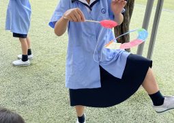 みんなでワイワイ！紙けん玉！