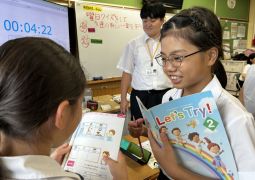 2回目の授業はまだまだ緊張…