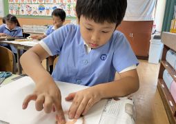 クレパスでぼかしあそび