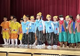 学芸会の予行練習が終わりました！