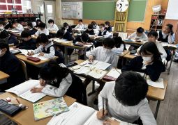 今年最後の道徳の授業でした！