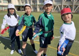 02.07.タグラグビーに挑戦だ！