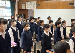 4年生最後の音楽と理科の授業でした！