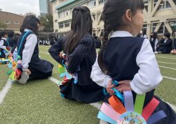 03.04. ６年生に 虹を かけよう