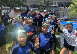 07.17. スイカ割りました