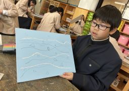 彫刻刀デビュー！