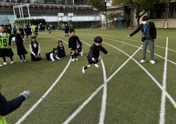 スポーツウィーク　トリオで大繩