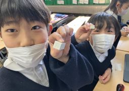 02.21. できたよ！消しゴムハンコ！