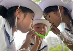 2025.09.03　大きなシャボン玉をつくろう！