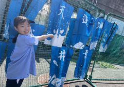 10.01.“見て見て～！”笑顔あふれる法被づくり