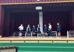 11.05. 初めての講堂練習