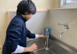 手洗い、しっかりと