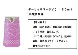 トリオ de さんぽ ジュースについて