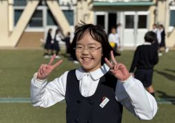 12.16　休み時間のために学校に行きます。