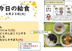 2026.6月23日(火)の給食